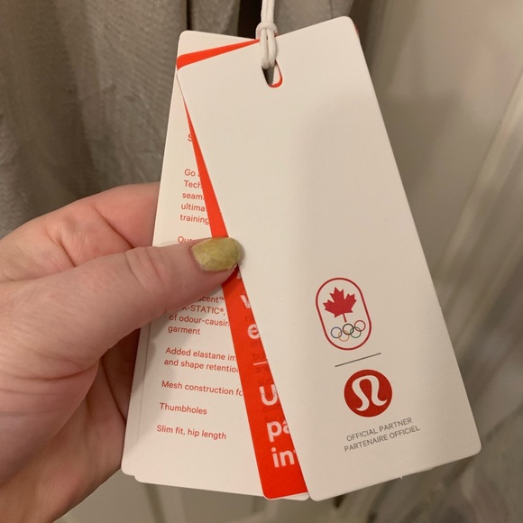 Lululemon nwts Team Canada long sleeve Swiftly tech - Picture 7 of 7